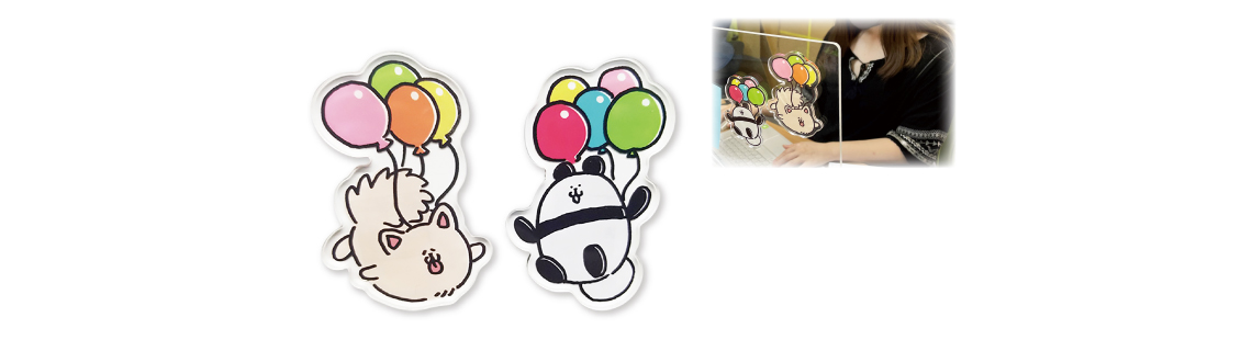 アクリルステッカー(ピタりる)