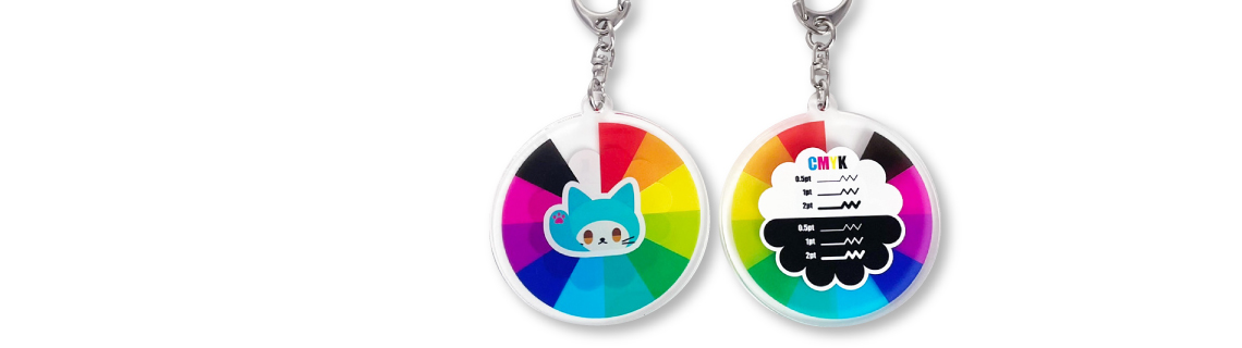 アクリルキーホルダー（両面印刷） 30個（単価289円）から | 日本