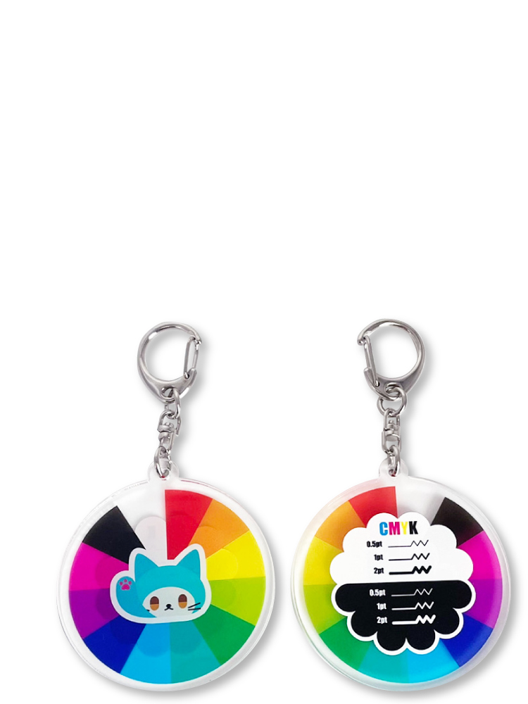 アクリルキーホルダー（両面印刷） 30個（単価289円）から | 日本