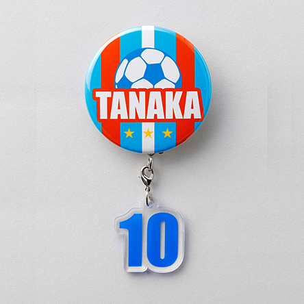 連結アクキー缶バッジ（両面印刷）