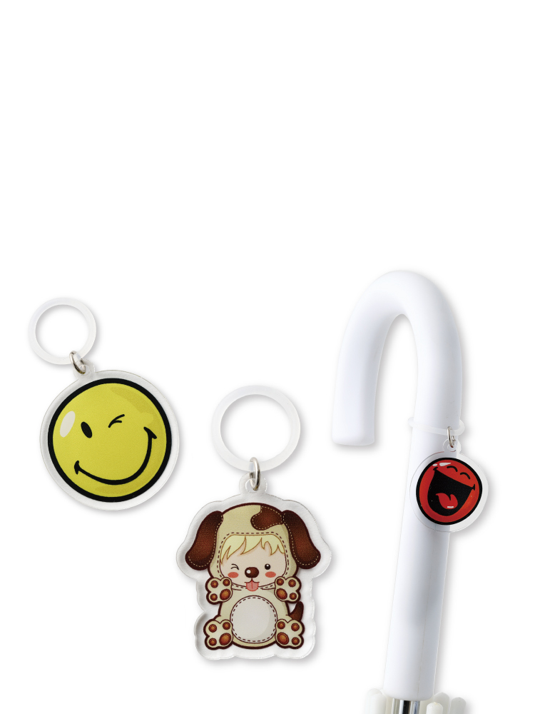 オリジナルアンブレラマーカー 30個から | 日本キーホルダー工業