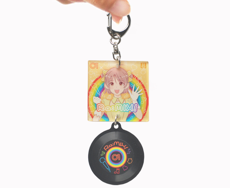 レコードキーホルダージャケット付き