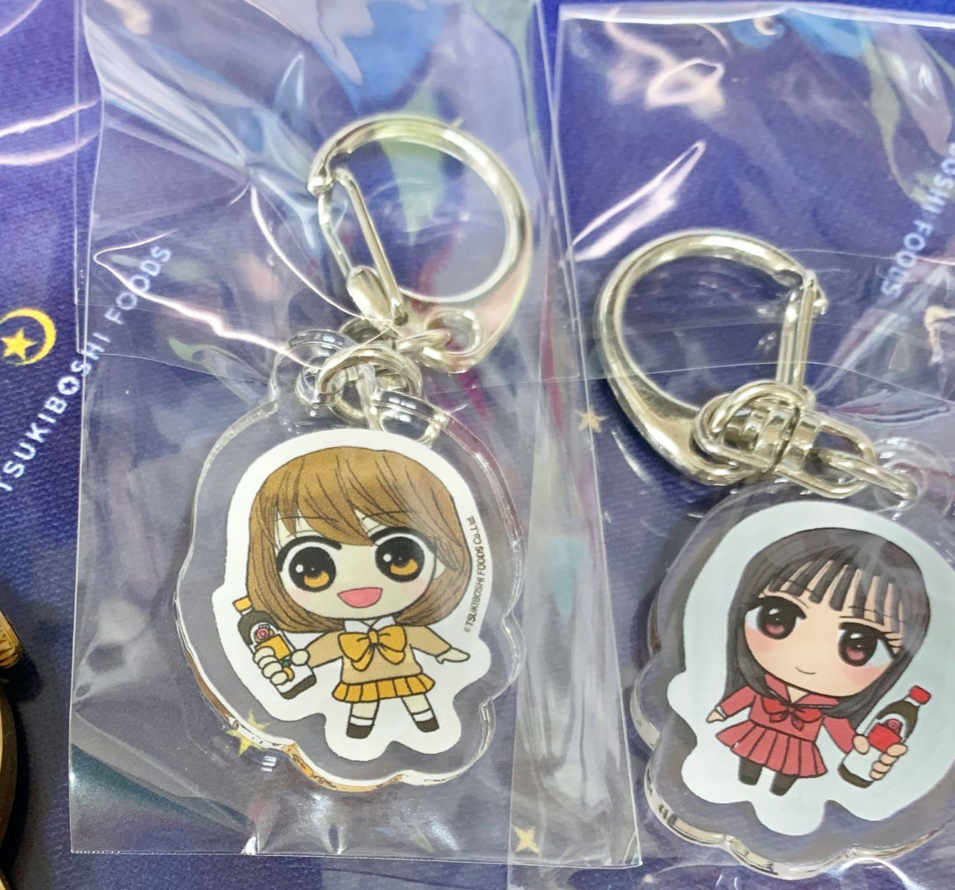 キーホルダー紹介!月星ソース研究所様より「なちゅすぱアクキー」