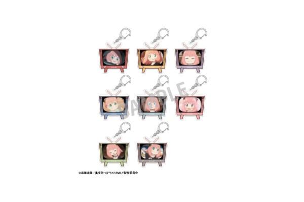 SPY×FAMILY ピックキャラTDアクリルキーホルダー/アーニャ 1BOX │ 日本キーホルダー工業