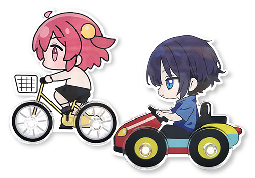 走るアクスタ