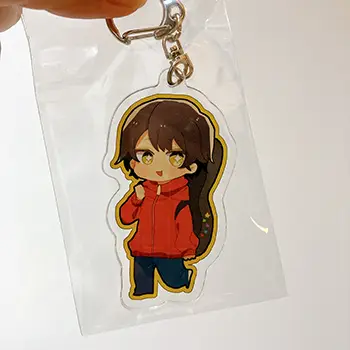 お客様製作のアクリルキーホルダー