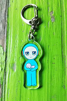 お客様製作のアクリルキーホルダー